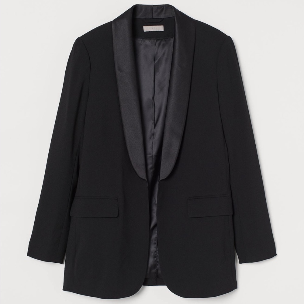 H&M Black Tuxedo Blazer